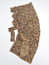 画像をギャラリービューアに読み込む, 変わり亀甲に更紗模様暈し絵【長丈シュッケニ・丈91㎝】