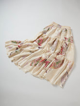 画像をギャラリービューアに読み込む, 掠れ格子に変わり波地紋に花扇模様【ティアード】