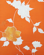 画像をギャラリービューアに読み込む, 大花飛び絵地紋起こし模様【シュッケニ・91㎝丈】