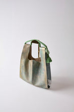 画像をギャラリービューアに読み込む, 薄緑×藤色霧模様引箔【ケニショ・小】