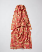 画像をギャラリービューアに読み込む, 膨れ加工に暈し花鹿子模様【四つ釦】