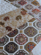 画像をギャラリービューアに読み込む, 蜀江華模様に花菱唐草花模様【あずま型 中】上物