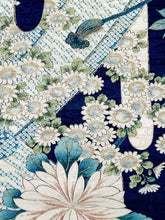 画像をギャラリービューアに読み込む, 流水地紋に大牡丹・組紐模様【ギャザータイプ】(新商品)