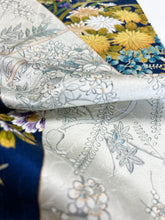 画像をギャラリービューアに読み込む, 枝葉地紋に四季草花模様【ティアード】