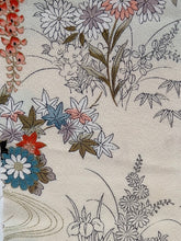 画像をギャラリービューアに読み込む, 四季の草花模様【化繊】