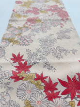 画像をギャラリービューアに読み込む, 5周年・
暈し地紋に梅楓牡丹花模様【化繊】