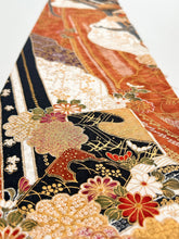 画像をギャラリービューアに読み込む, 七宝地紋に破れ色紙古典柄模様【長丈シュッケニ】