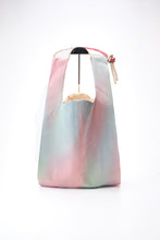 画像をギャラリービューアに読み込む, 薄錆青磁・桃暈し格子地織④【ケニショ・大】