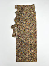 画像をギャラリービューアに読み込む, 変わり亀甲に更紗模様暈し絵【長丈シュッケニ・丈91㎝】