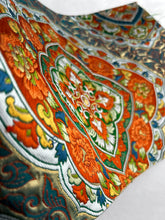 画像をギャラリービューアに読み込む, 花・華唐草模様更紗横錦【あずま型 大】特上