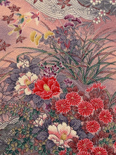 画像をギャラリービューアに読み込む, 水辺の総草花に暈し模様・縮緬