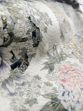 画像をギャラリービューアに読み込む, 千總小紋花車模様・金彩【ギャザートート】②