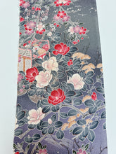 画像をギャラリービューアに読み込む, 縮緬・御所車草花模様【サイドギャザーワンピース】