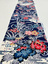 画像をギャラリービューアに読み込む, 流水に牡丹笹菖蒲花絵型染【ティアード】