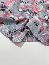 画像をギャラリービューアに読み込む, 縮緬地に辻ヶ花模様【六つ釦】