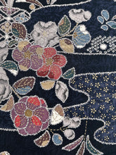 画像をギャラリービューアに読み込む, 雲ヱに花松絞り絵模様【長丈シュッケニ・丈91㎝】