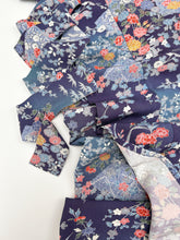 画像をギャラリービューアに読み込む, 縮緬地に四季の草花模様【長丈シュッケニ】