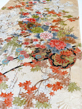 画像をギャラリービューアに読み込む, 【長】扇面金通し地紋に花車模様