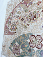 画像をギャラリービューアに読み込む, 地紙に花鳥七宝唐華模様【あずま型 大】上物