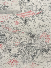 画像をギャラリービューアに読み込む, 線描きに風景模様【六つ釦】