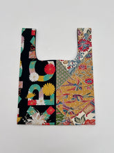 画像をギャラリービューアに読み込む, 型染花鳥模様・小【KBCコラボバッグ】