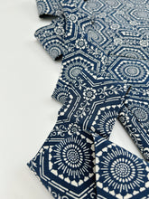 画像をギャラリービューアに読み込む, 型染菊亀甲模様(両面)【長丈シュッケニ】