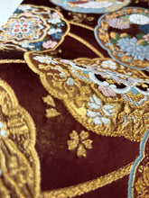 画像をギャラリービューアに読み込む, 【あずま型 中】本金箔絵皿丸華模様