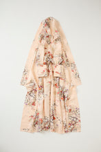 画像をギャラリービューアに読み込む, 御所車に開き閉じ扇に草花模様【六つ釦】