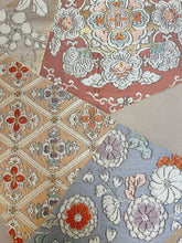 画像をギャラリービューアに読み込む, 裂取唐華紋模様(西陣河村織物)【ケニショ・小】