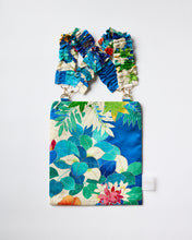 画像をギャラリービューアに読み込む, 変わり亀甲地紋に金彩縁の草花模様【ギャザートート】②