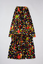 画像をギャラリービューアに読み込む, 鮫小紋地紋に葉・薔薇模様【六つ釦】