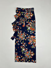 画像をギャラリービューアに読み込む, 鮫小紋地紋に楓菊荻模様【長丈シュッケニ・丈91㎝】