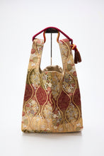 画像をギャラリービューアに読み込む, 立涌花模様萬葉染【ケニショ・大】