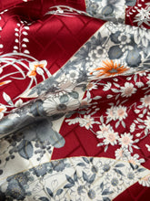 画像をギャラリービューアに読み込む, 【短】桧垣地紋に閉じ扇総華模様⚠️難あり