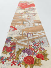 画像をギャラリービューアに読み込む, 家屋菊菖蒲楓流水風景模様【M】