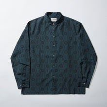 画像をギャラリービューアに読み込む, 5周年・よろけ縞に幾何学華模様大島【L】