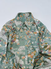 画像をギャラリービューアに読み込む, 注意:難あり のり散らし地紋に草花模様