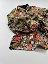 画像をギャラリービューアに読み込む, 変わり横線地紋に撫子・椿花模様【S】