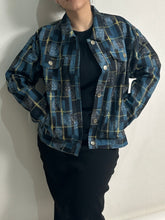 画像をギャラリービューアに読み込む, 絣暈し孔子に華模様紬【ケニジャン】