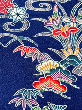 画像をギャラリービューアに読み込む, 型染流水に大花散らし模様