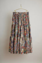 画像をギャラリービューアに読み込む, 切りばめ流水菖蒲松笹花模様【ティアード】