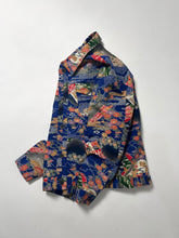 画像をギャラリービューアに読み込む, 山雲風景模様染め紬【ケニジャン】