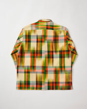 画像をギャラリービューアに読み込む, かすり多色格子織り紬【L】新仕様