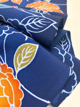 画像をギャラリービューアに読み込む, 手染め牡丹模様縮緬【サイドギャザーワンピース】