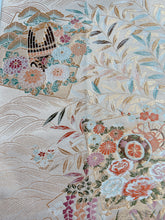 画像をギャラリービューアに読み込む, 排笛に鼓・色紙に草花模様尽くし【あずま型 中】上物