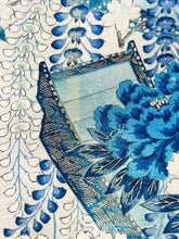 画像をギャラリービューアに読み込む, 【長】割れ地紋に金彩大花舟模様⚠️難あり