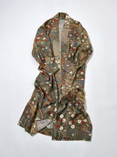 画像をギャラリービューアに読み込む, 膨れ織に荻菊蝶模様【四つ釦】