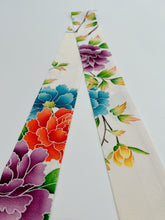 画像をギャラリービューアに読み込む, 鮫小紋地紋に暈し染の牡丹模様【特短】