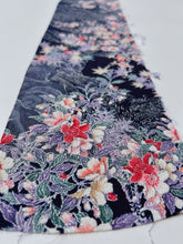 画像をギャラリービューアに読み込む, 鬼しぼ縮緬に友禅染流水草花模様【ギャザータイプ】(新商品)