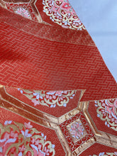 画像をギャラリービューアに読み込む, 金糸桧垣地に蜀江華丸模様金糸【あずま型 中】特上